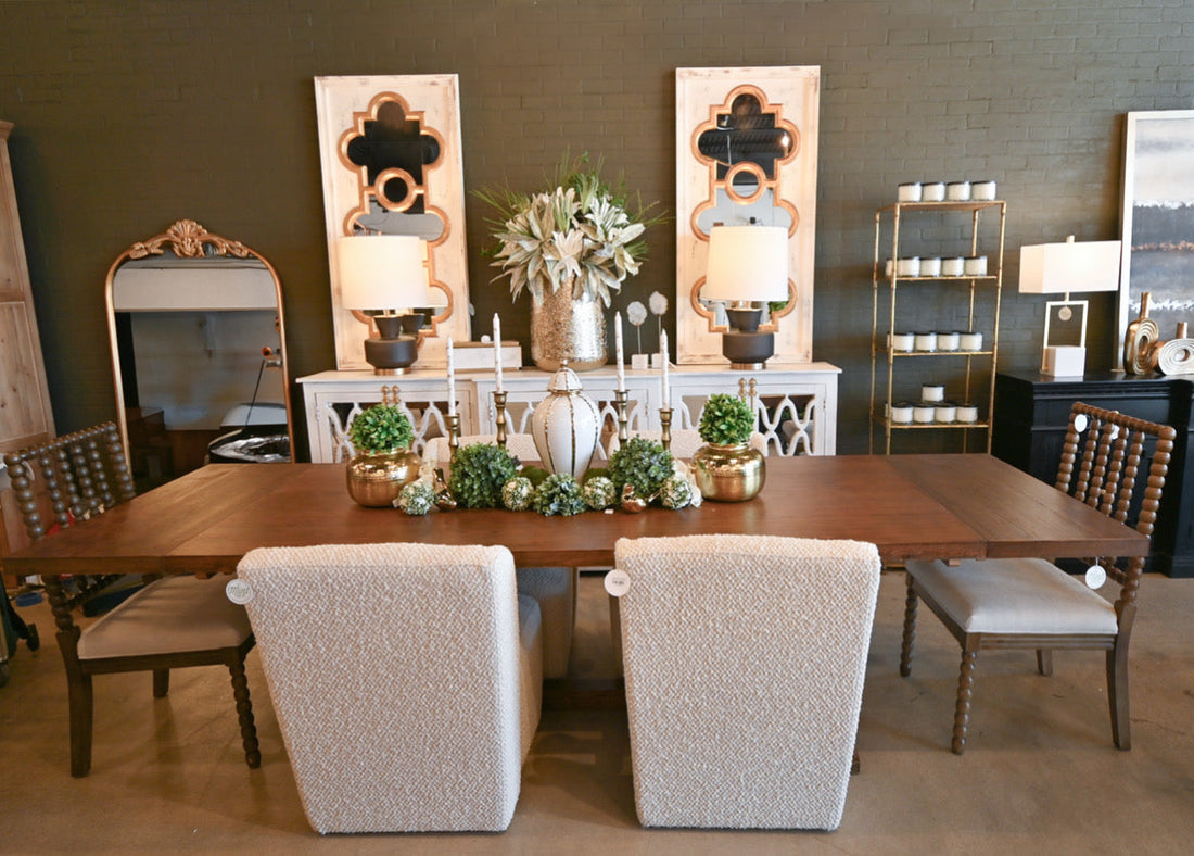 Dining in Style: Texture, Shape & Light