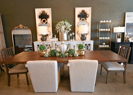 Dining in Style: Texture, Shape & Light