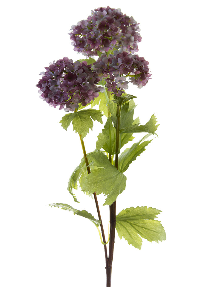 28" Snowball Spray, Purple