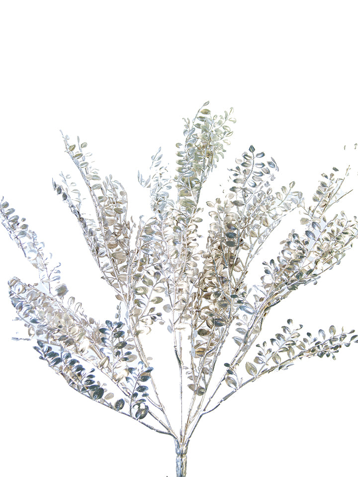 20" Shiny Button Leaf Bush