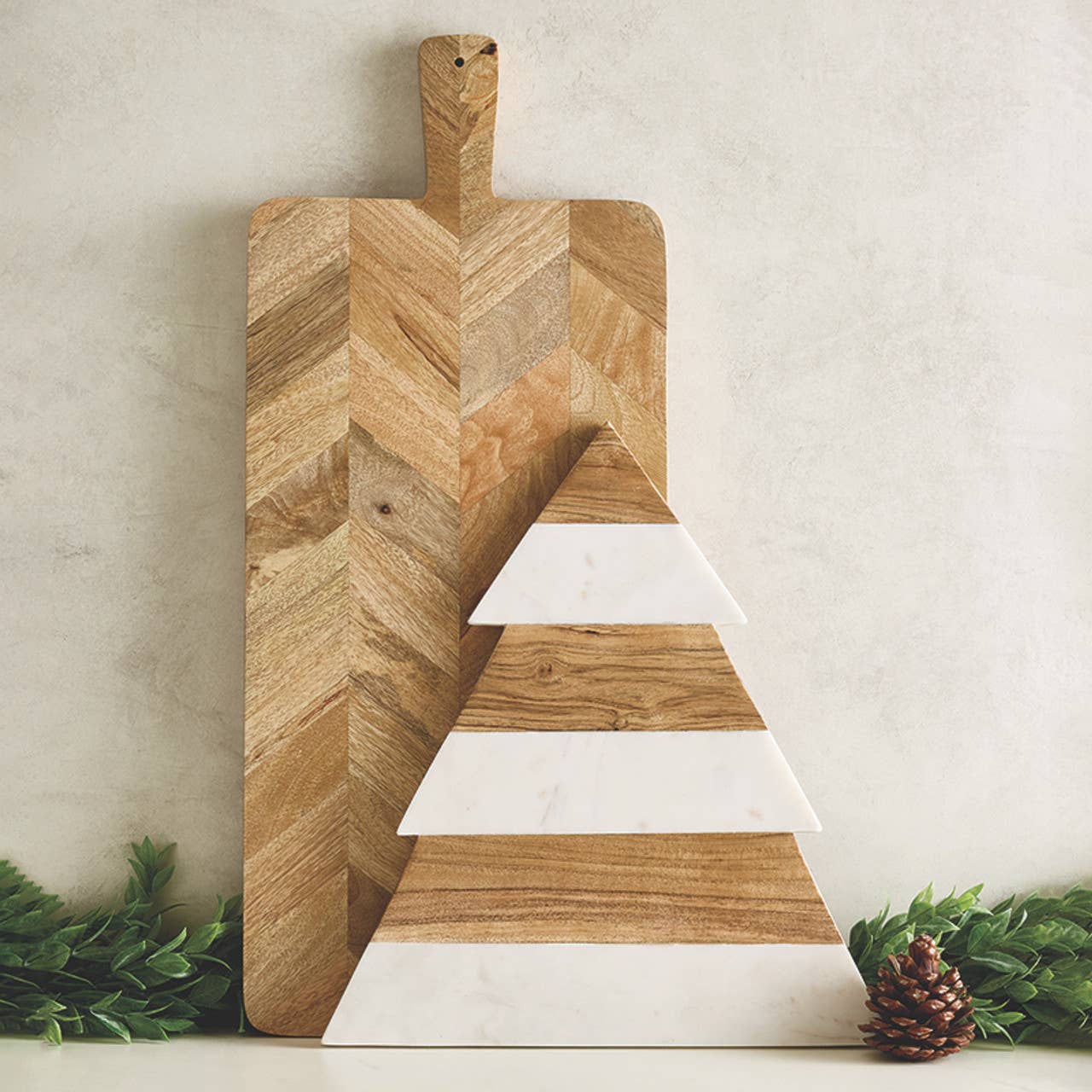 Herringbone Charcuterie/Cutting Acacia Board