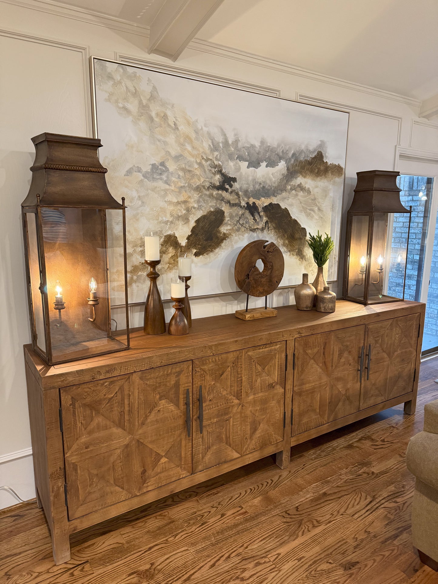 Elana 4 Door Sideboard, Brown