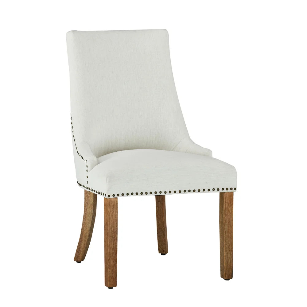 Brooke Side Chair, Washable White