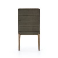 Nate Dining Chair, Modern Velvet Loden