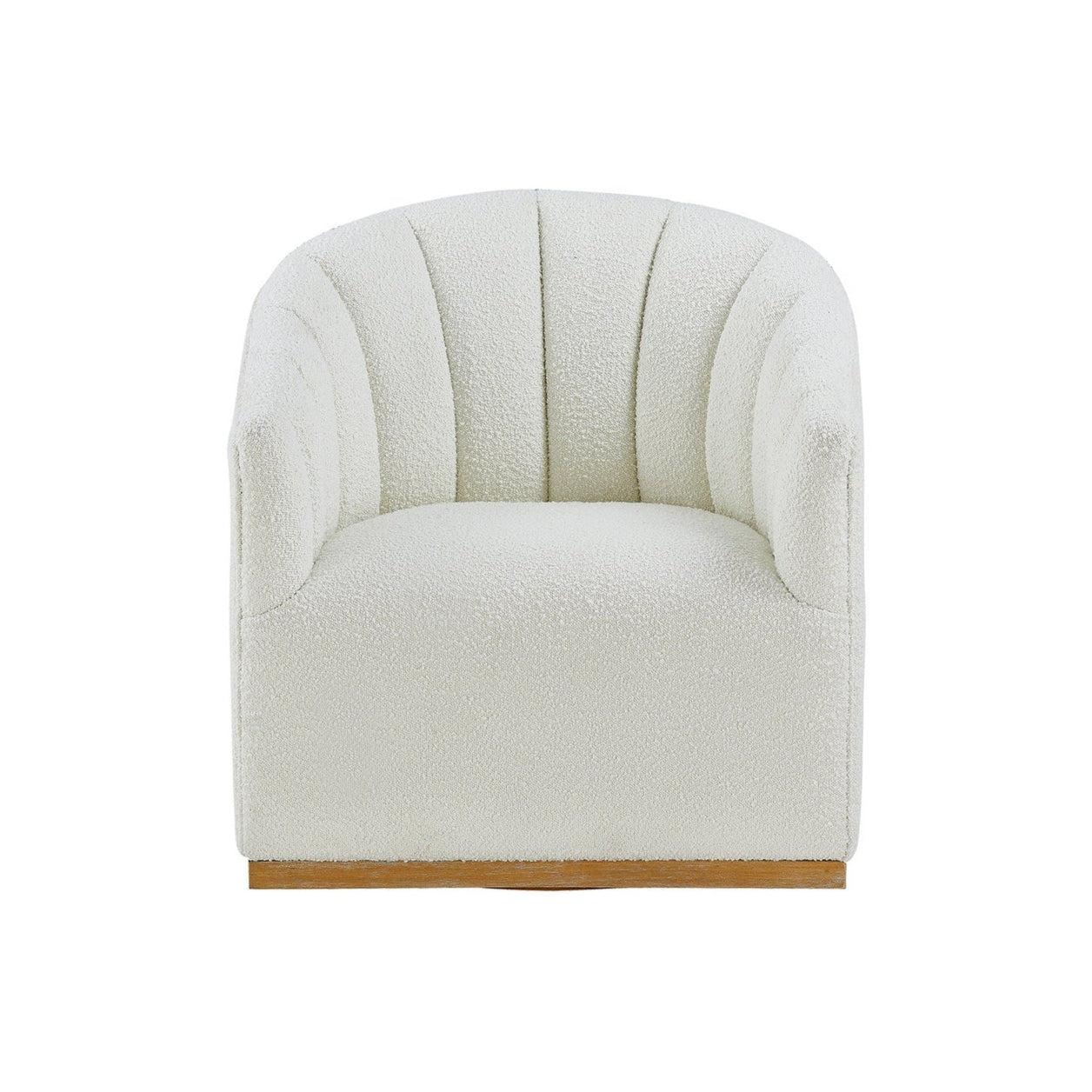 Boyd Swivel Chair, Ivory