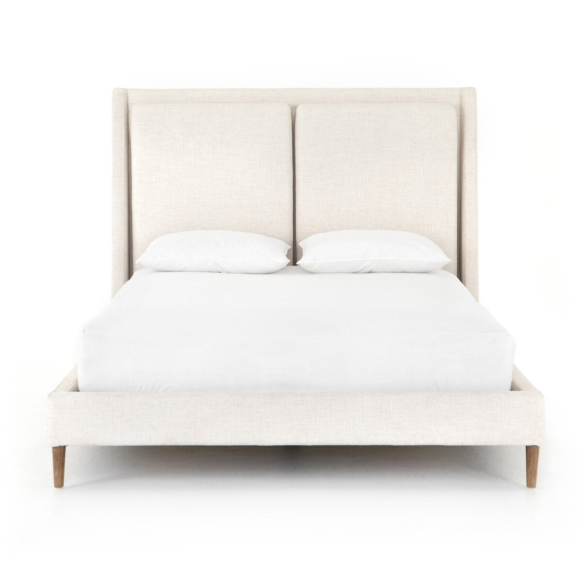 Potter King Bed, Dove Crescent