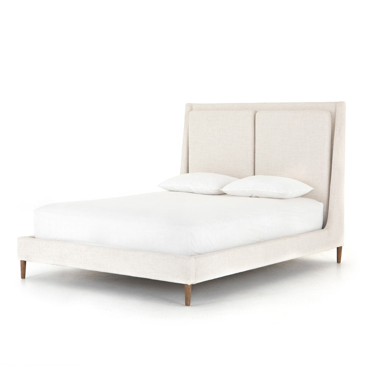 Potter King Bed, Dove Crescent