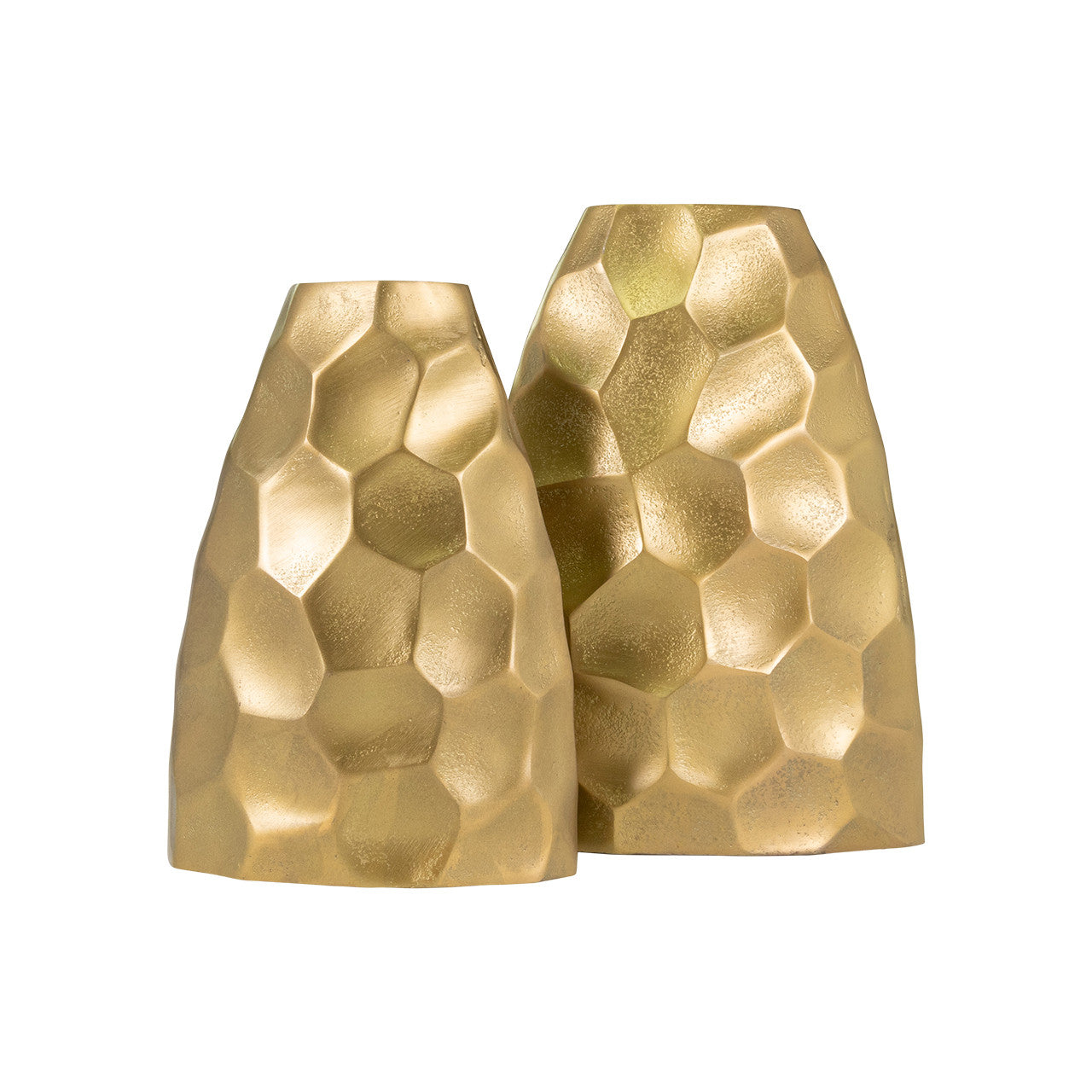 Scalloped Gold Vase (Various Sizes)