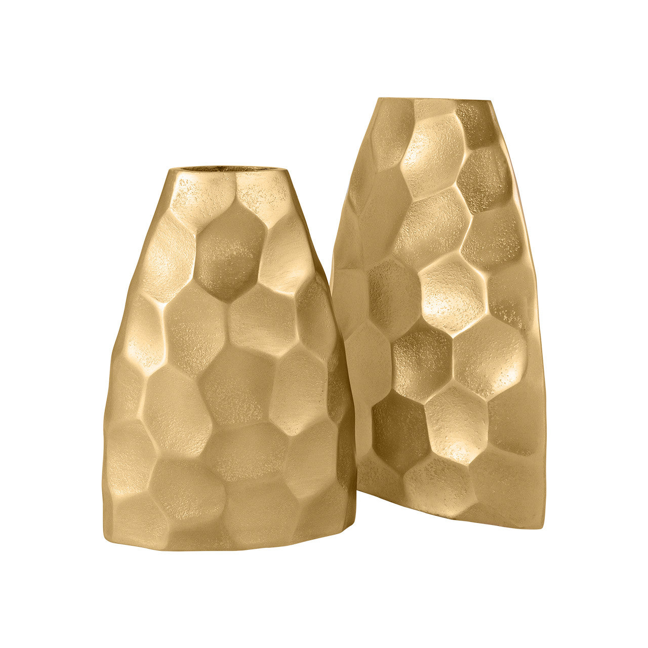 Scalloped Gold Vase (Various Sizes)