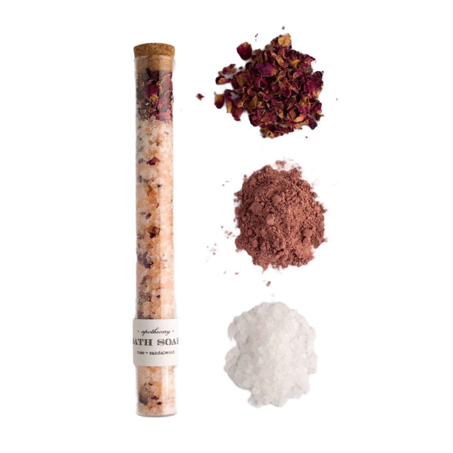 Rose Sandalwood : Bath Soak Tube