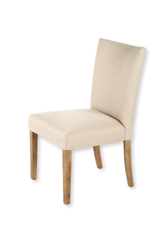 Sasha Dining Chair, Grey Washed/Biscuit