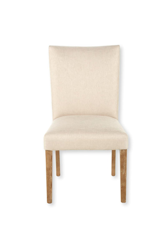 Sasha Dining Chair, Grey Washed/Biscuit