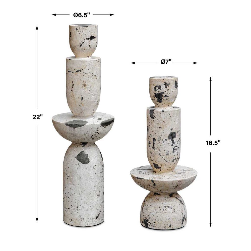 Nouveau Tower Indoor/Outdoor Sculptures S/2