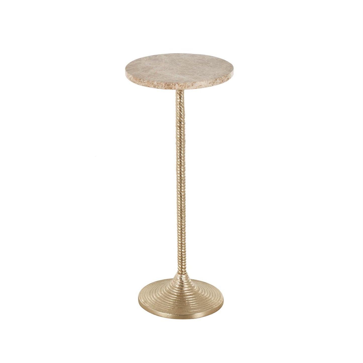 Slim Pedestal Accent Table