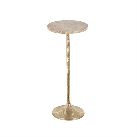 Slim Pedestal Accent Table