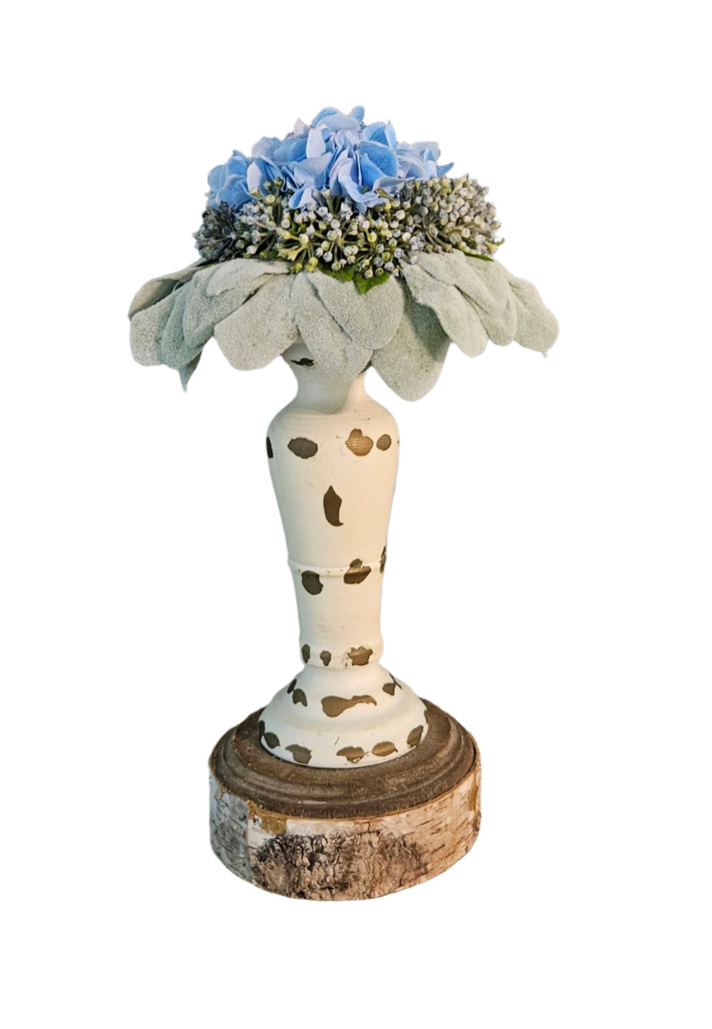 Blue Floral Orb