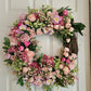 3/4 Round Assorted Pinks Wreath