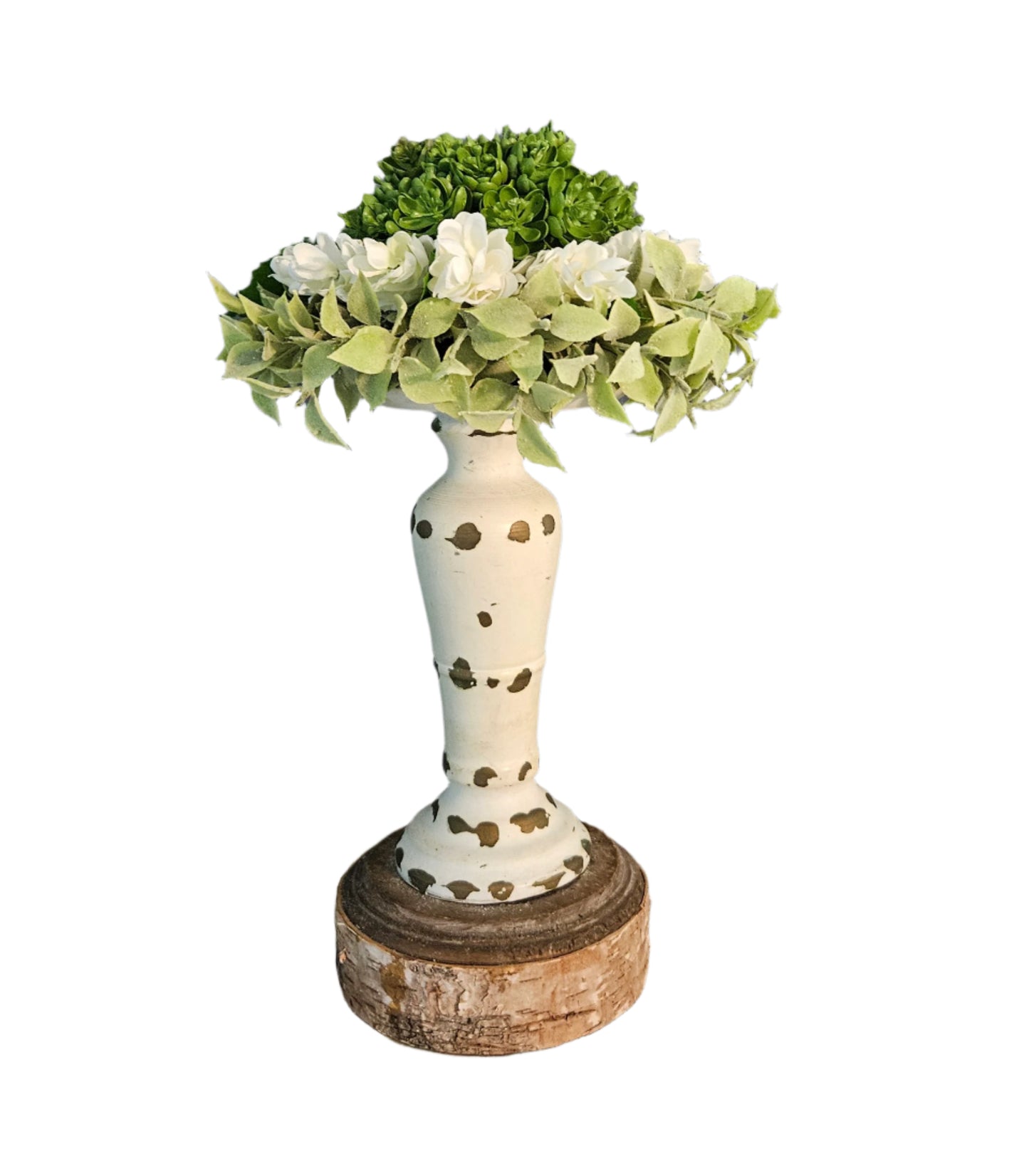 Green Succulents Floral Orb