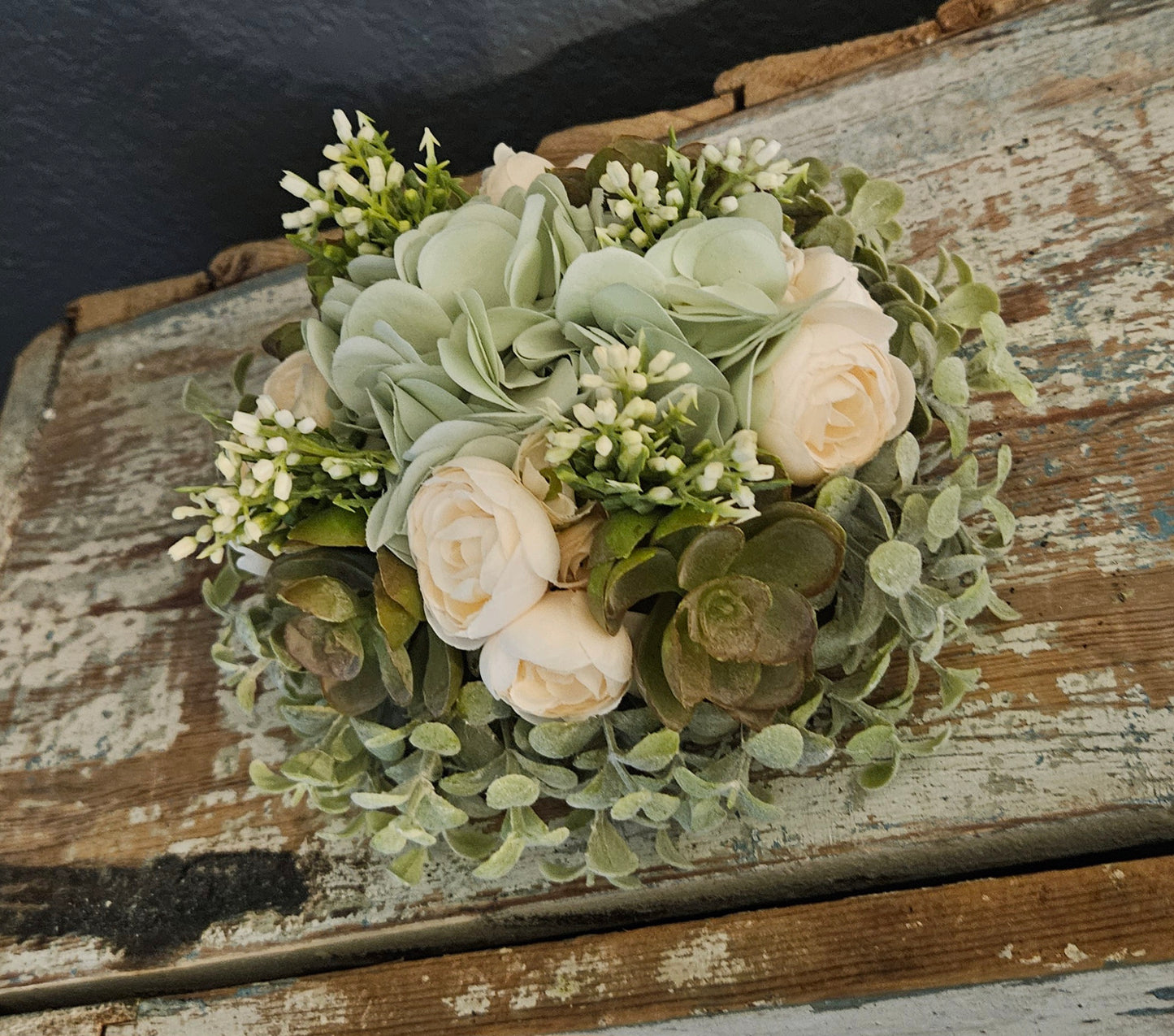 Ranunculus and Succulent Floral Orb