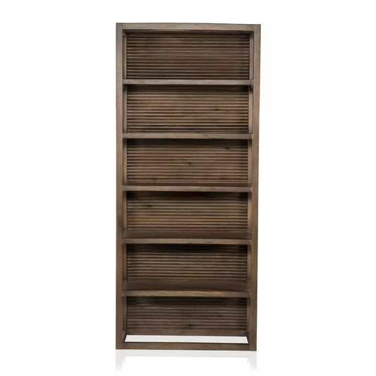 Lorne Bookshelf, Dusty Reeded Brown