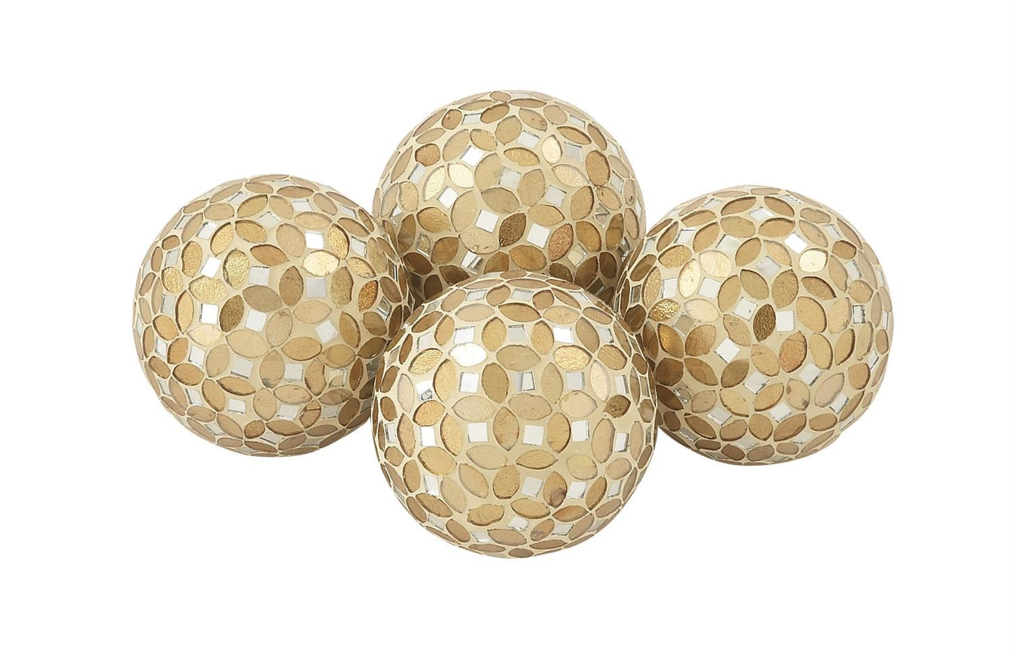 Mosaic Orbs, Set of 4