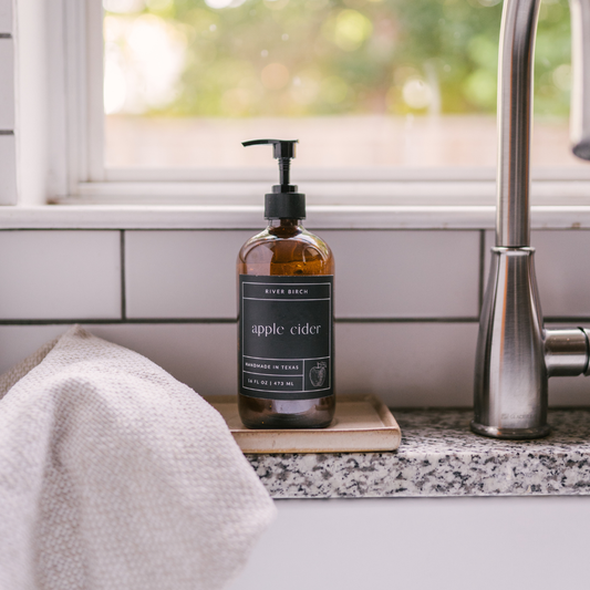 Apple Cider - 16 oz Amber Glass Soap