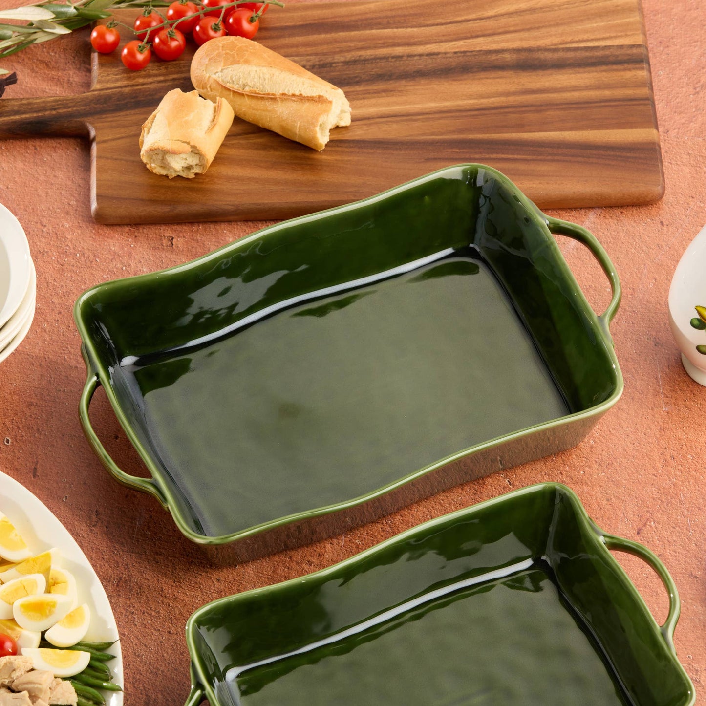 Harvest Fields Rectangular Baker (Large)