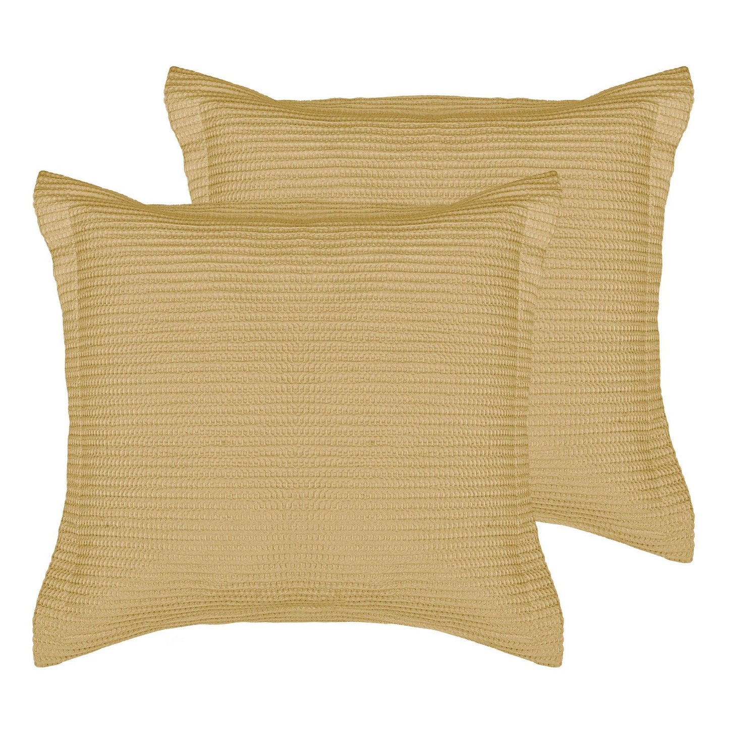 Cream Cloud Waffle Euro Sham (Set of 2)