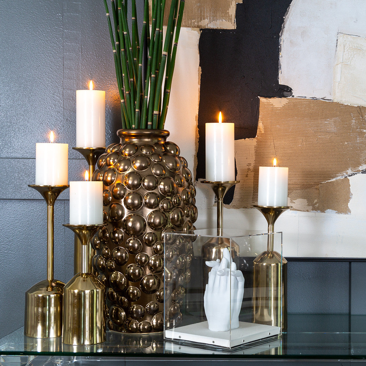 Marquis Candleholders, Set of 5