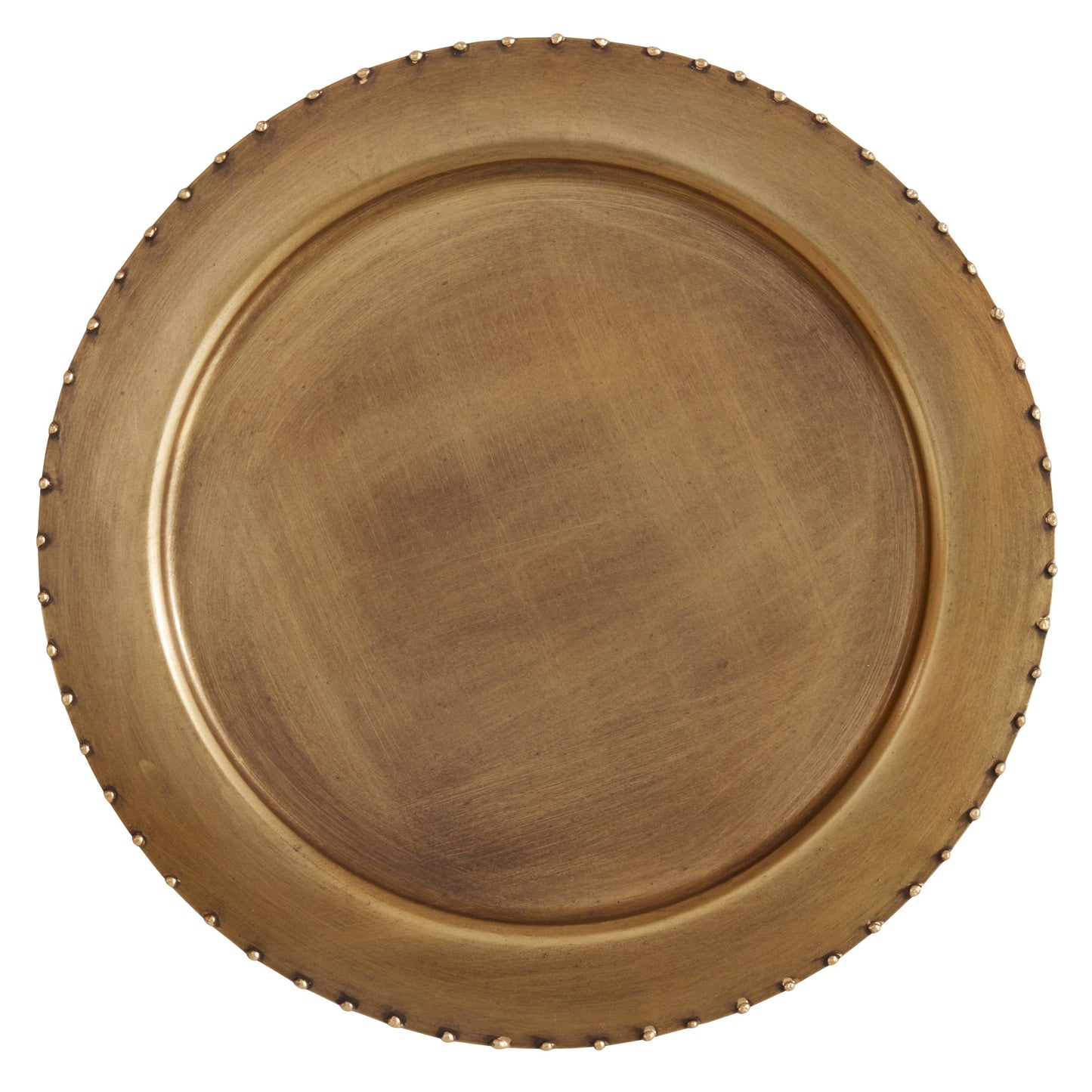 Gold Dot Rim Charger