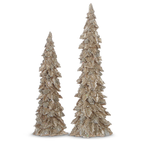 Glittered Holly Tree (Various Sizes)