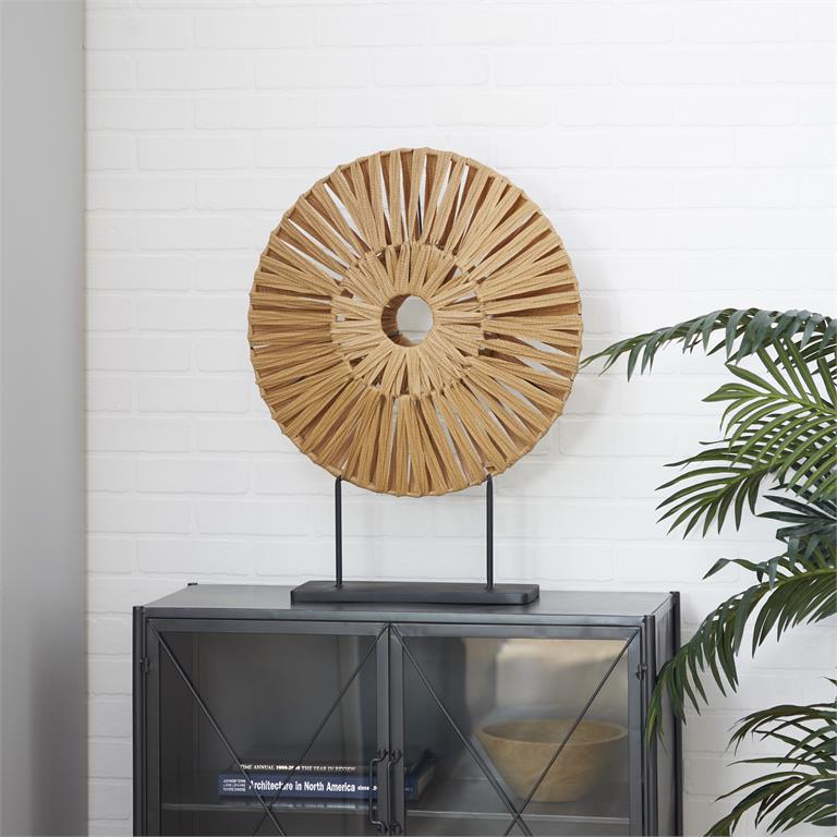Rattan Abstract Sculpture