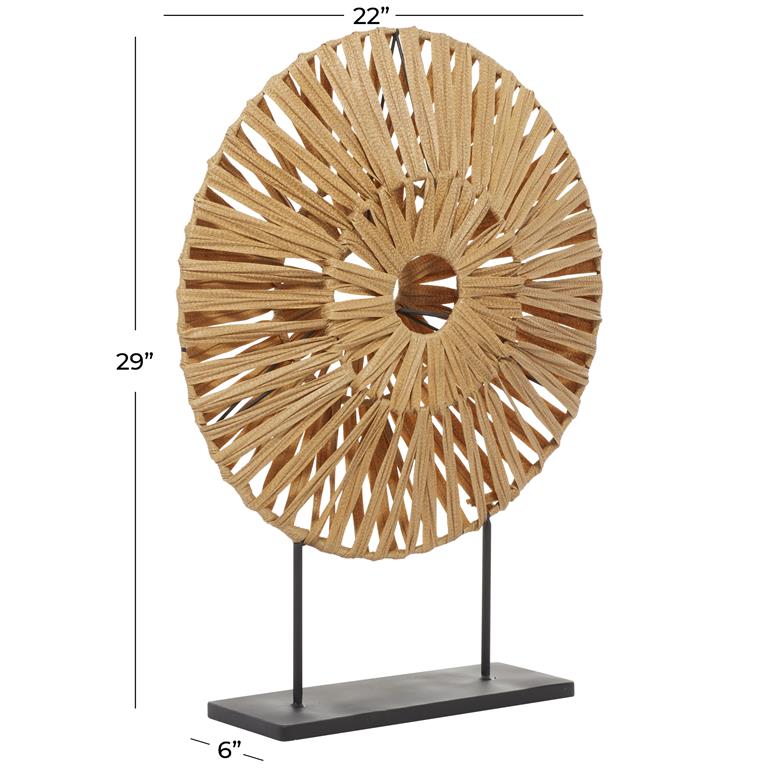 Rattan Abstract Sculpture
