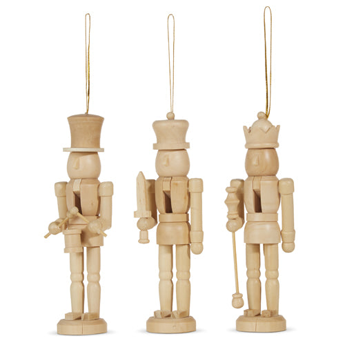 Wooden Nutcracker Ornament (Various Styles)