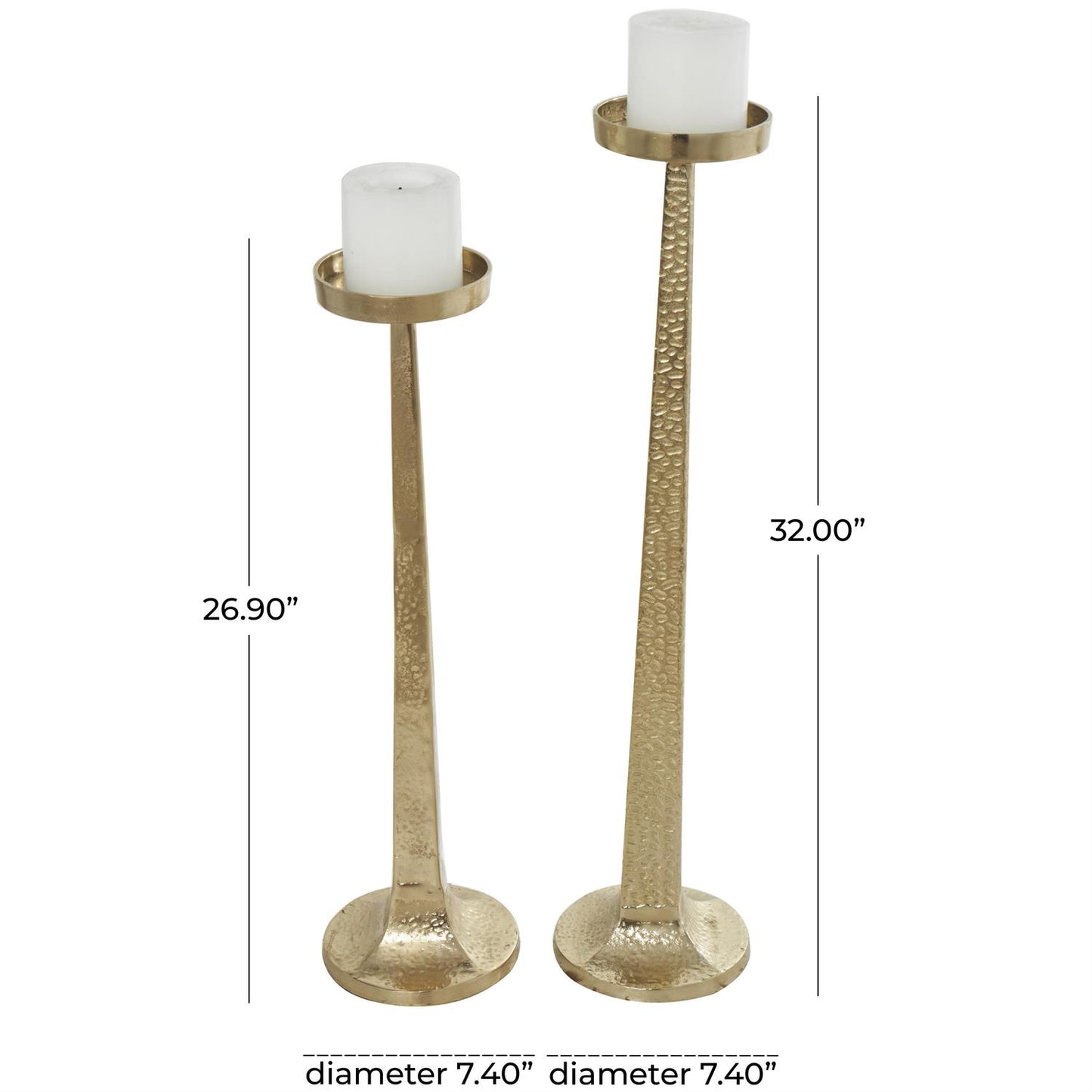 Horizon Candleholders, Set of 2