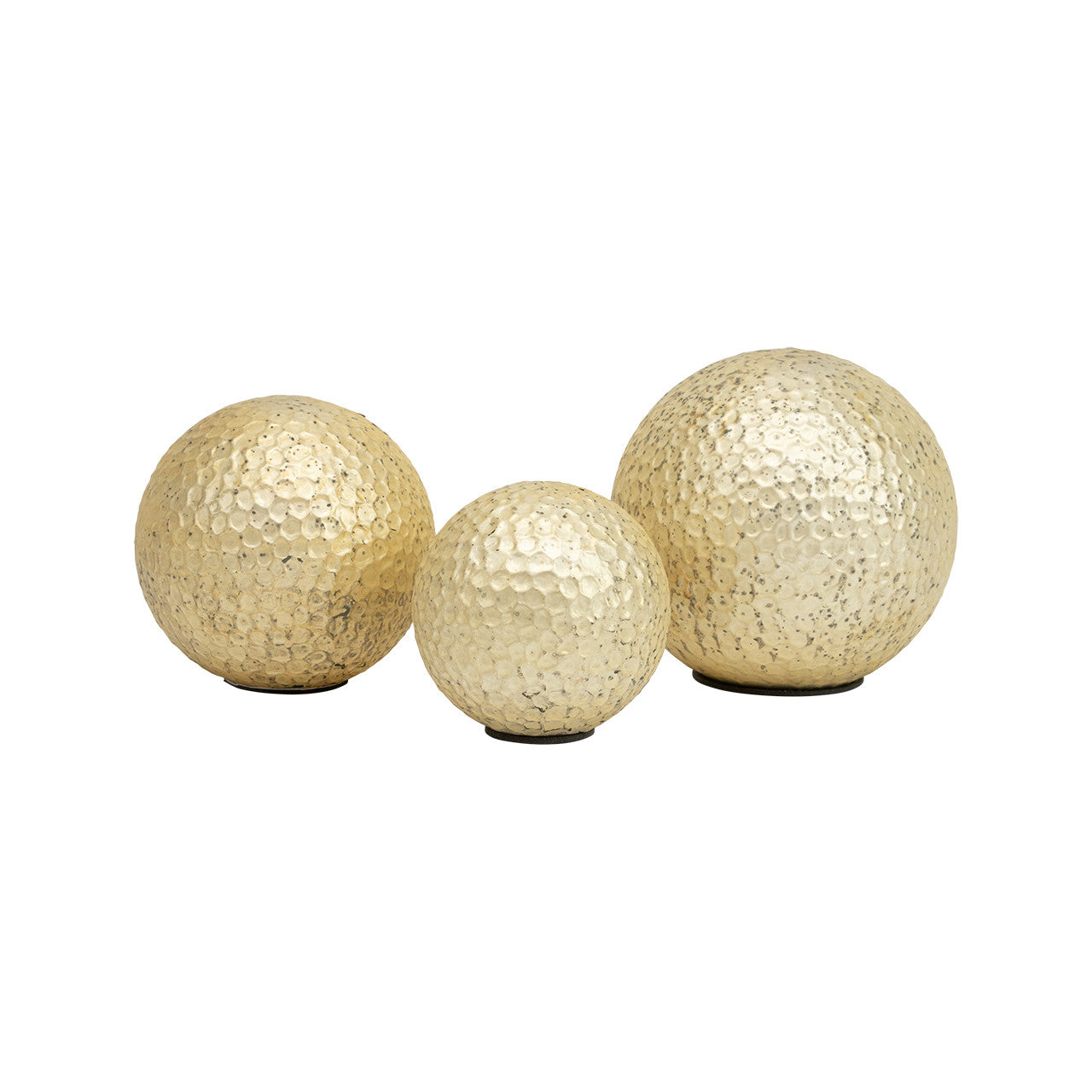 Gold Orbs, Set of 3