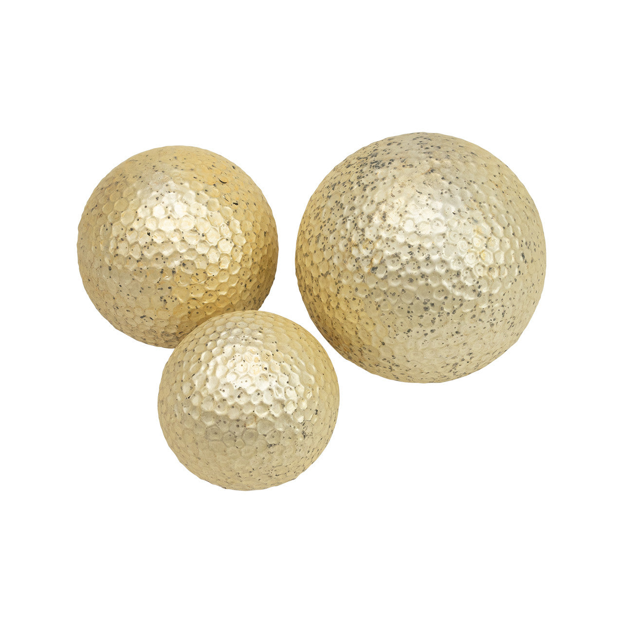 Gold Orbs, Set of 3