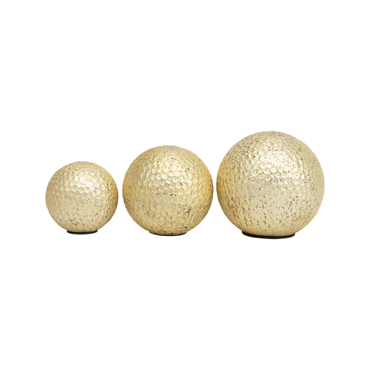 Gold Orbs, Set of 3