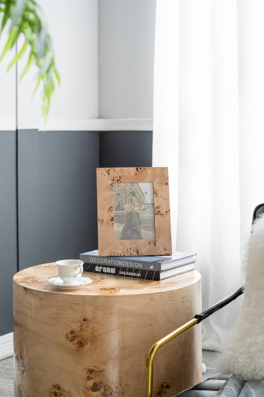 Burl Wood Photo Frame