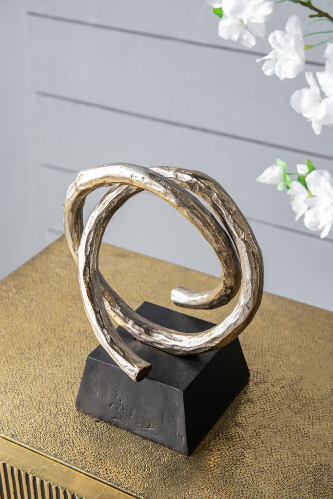Entwined Gold Sculpture
