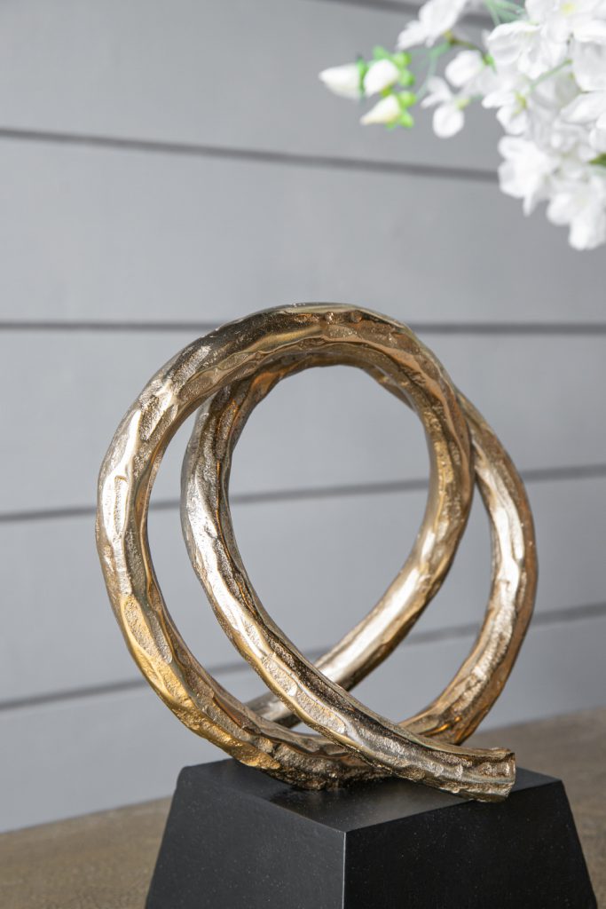 Entwined Gold Sculpture