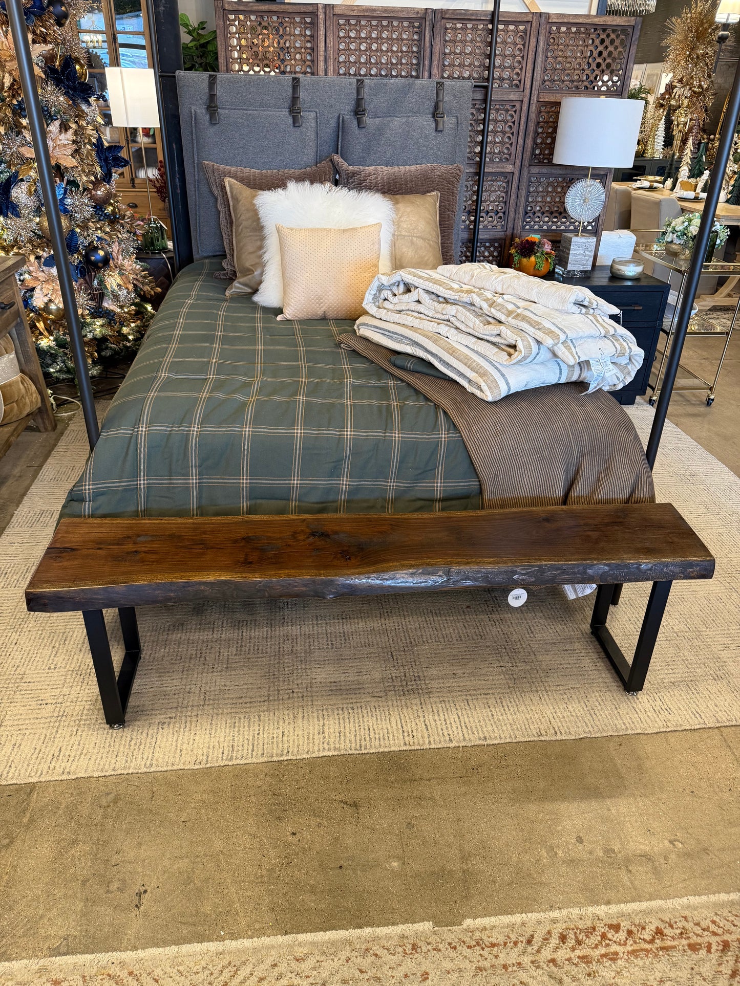 Black Walnut Handmade Bench