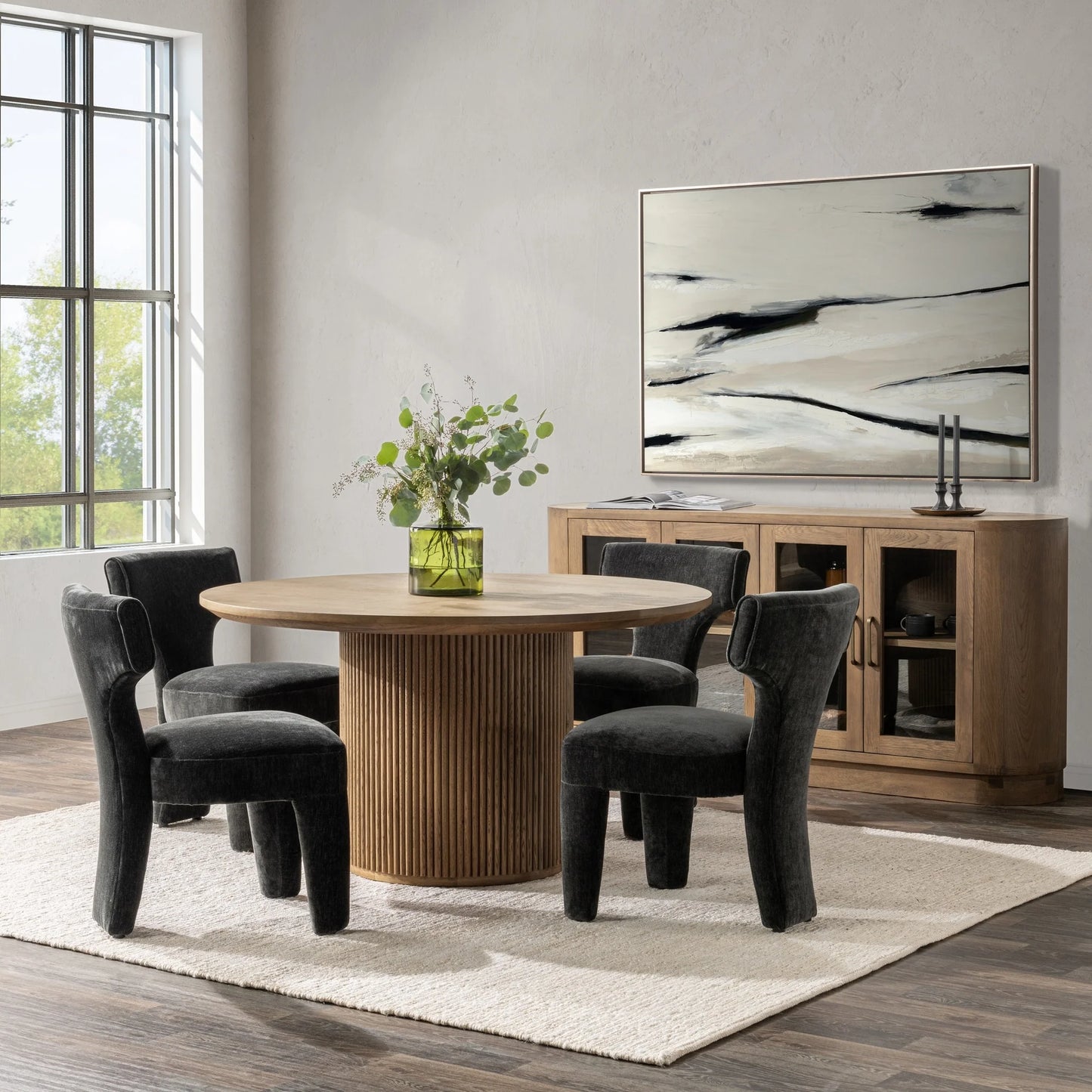 Vander 55" Round Dining Table