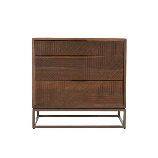 Santa Barbara 3 Drawer Nightstand