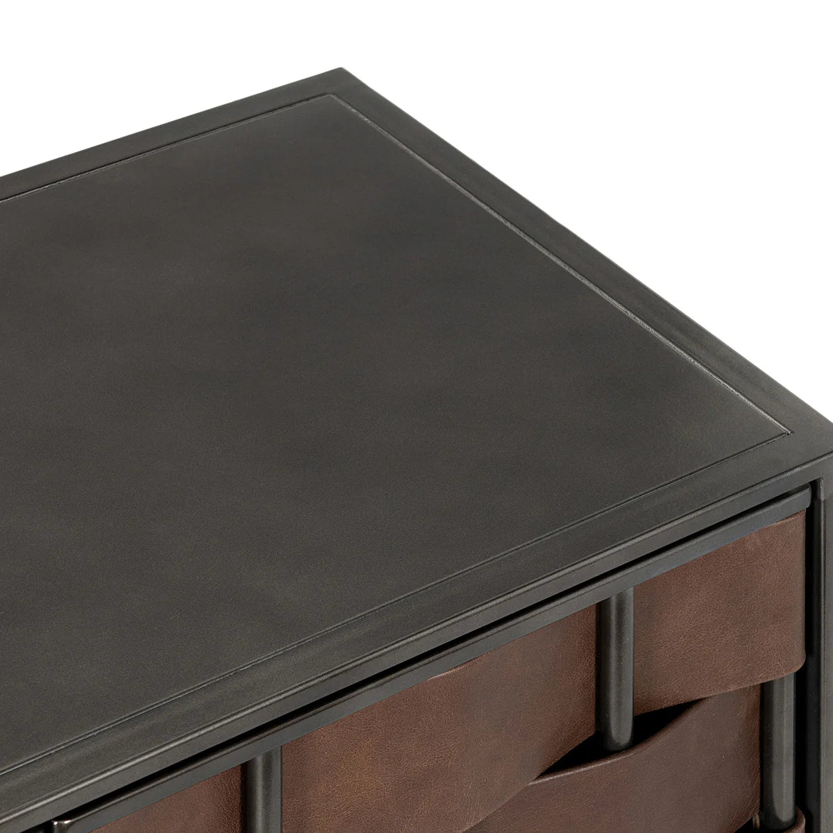 Komo Leather Cabinet