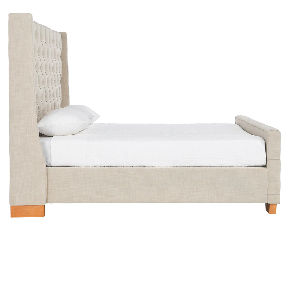 Laurel Queen Bed, Linen