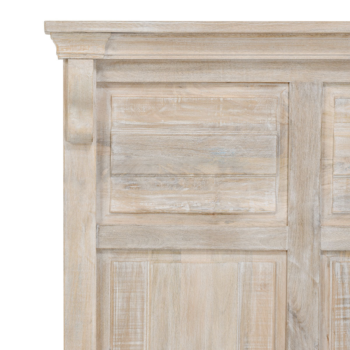 Adelaide Solid Wood King Bed, Natural