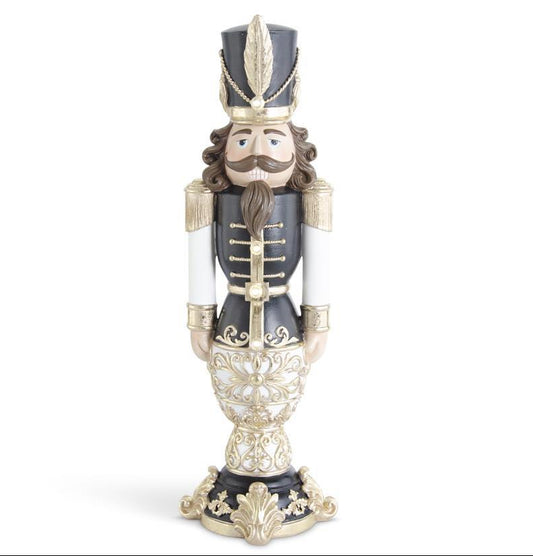 23" Black Gold & White LED Soldier