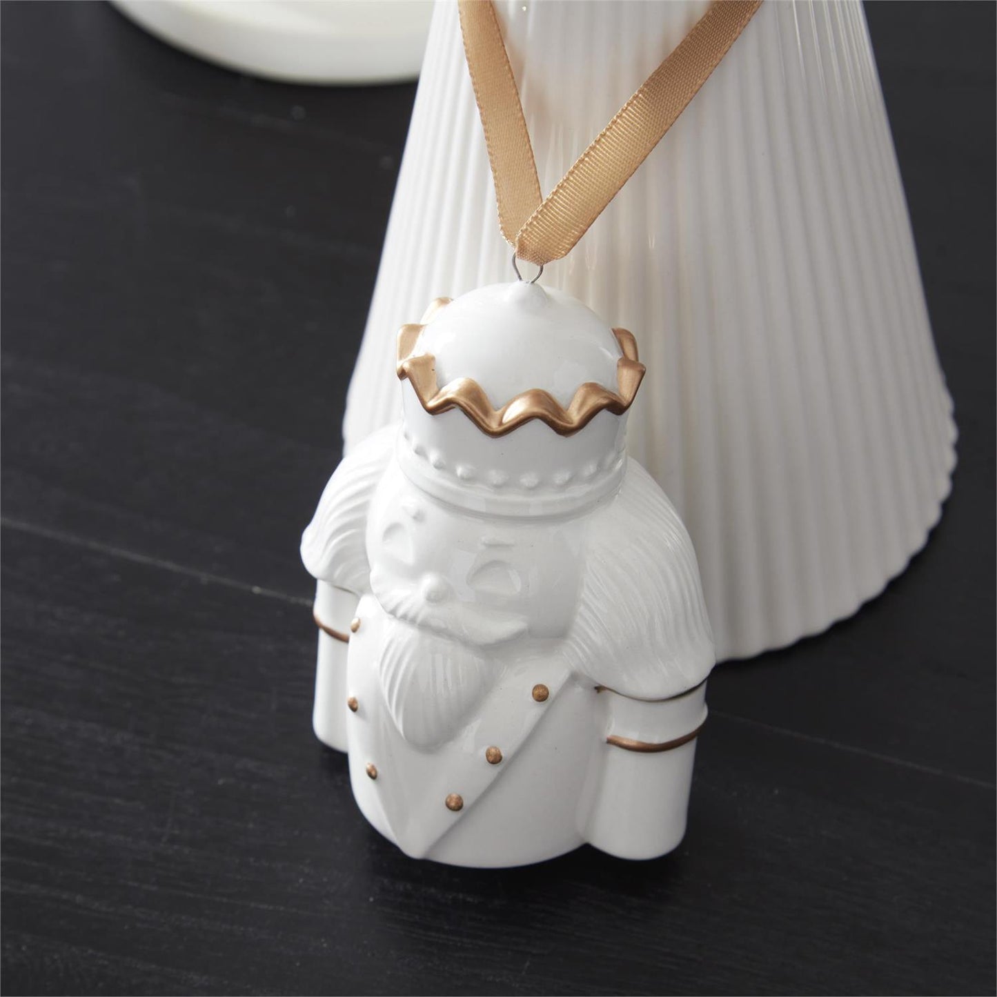 White Dolomite Nutcracker Head Ornaments (Various Styles)