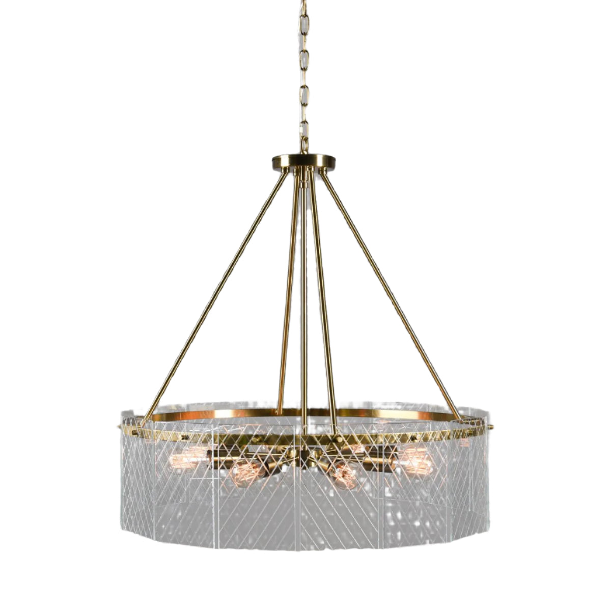 Genesis Chandelier, Gold